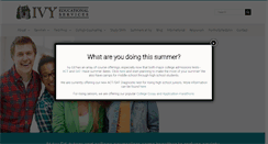 Desktop Screenshot of ivyed.net