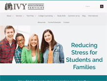 Tablet Screenshot of ivyed.net